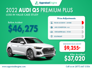 Audi Q5 Diminished Value Example