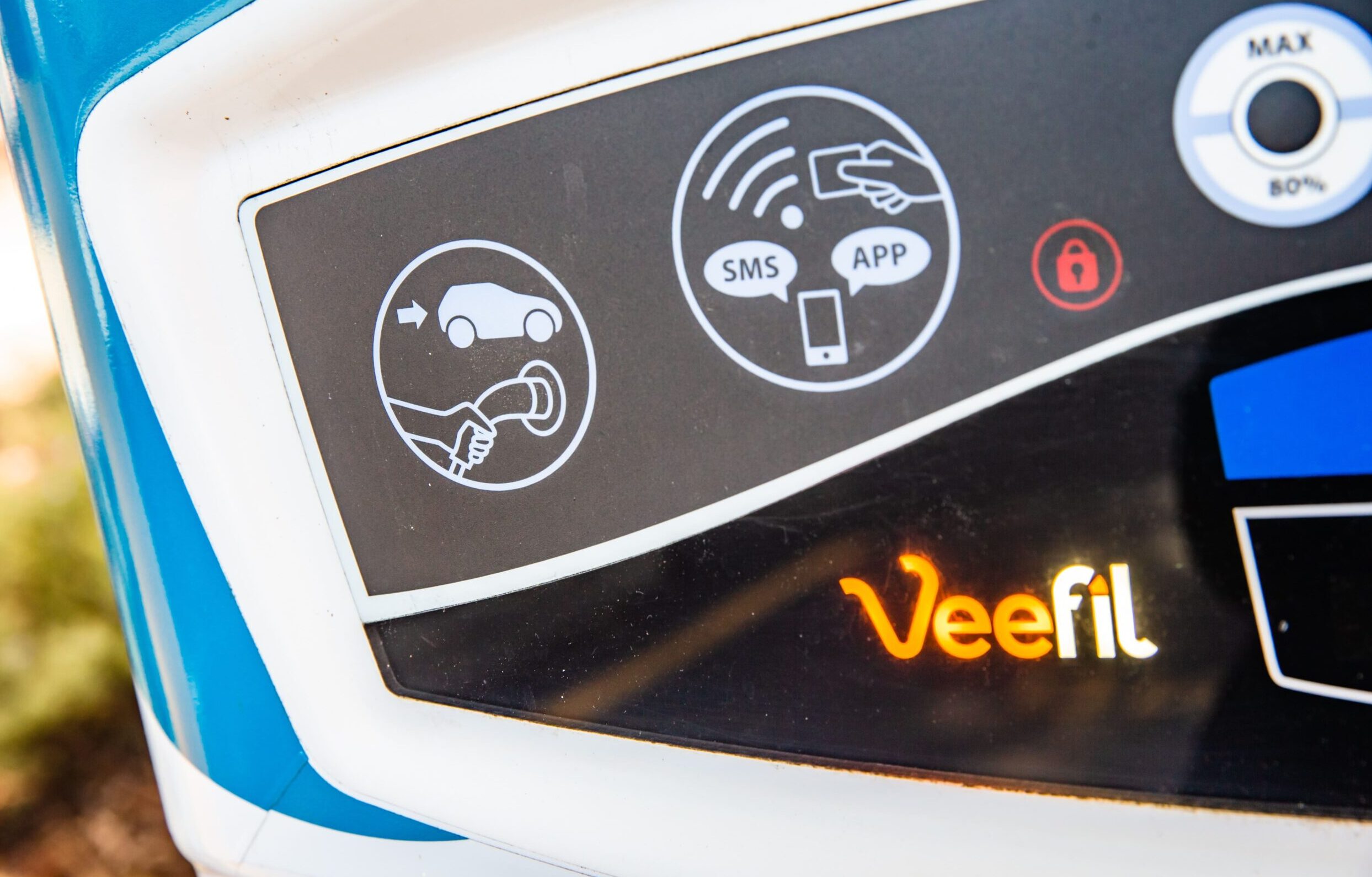 Charging EV panel