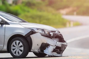 front-silver-car-get-damaged-by-crash-accident-road