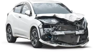 totaled-white-car-front-view